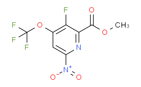 Methyl 3-fluoro-6-nitro-4-(trifluoromethoxy)pyridine-2-carboxylate