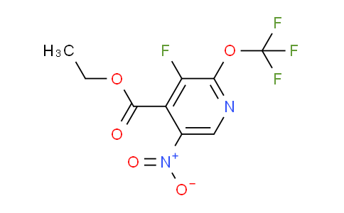 AM163467 | 1803681-90-4 | Ethyl 3-fluoro-5-nitro-2-(trifluoromethoxy)pyridine-4-carboxylate