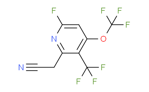 AM163504 | 1803666-75-2 | 6-Fluoro-4-(trifluoromethoxy)-3-(trifluoromethyl)pyridine-2-acetonitrile