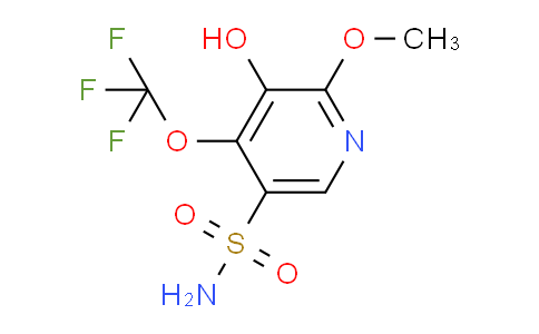 3-Hydroxy-2-methoxy-4-(trifluoromethoxy)pyridine-5-sulfonamide