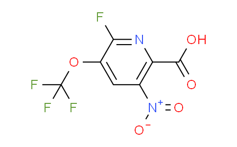 AM163512 | 1804754-49-1 | 2-Fluoro-5-nitro-3-(trifluoromethoxy)pyridine-6-carboxylic acid