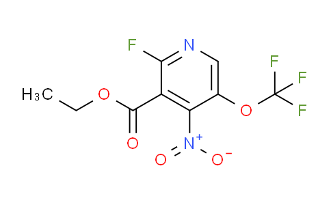 Ethyl 2-fluoro-4-nitro-5-(trifluoromethoxy)pyridine-3-carboxylate