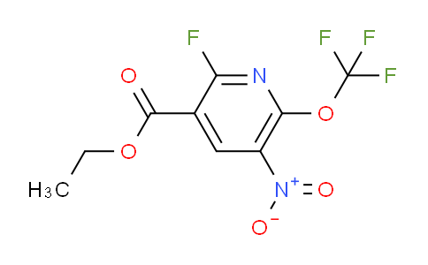 Ethyl 2-fluoro-5-nitro-6-(trifluoromethoxy)pyridine-3-carboxylate
