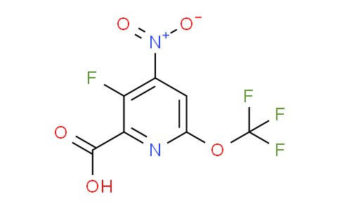 3-Fluoro-4-nitro-6-(trifluoromethoxy)pyridine-2-carboxylic acid