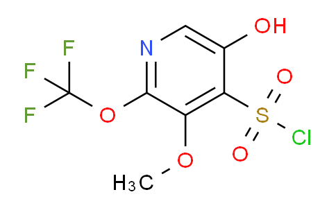5-Hydroxy-3-methoxy-2-(trifluoromethoxy)pyridine-4-sulfonyl chloride