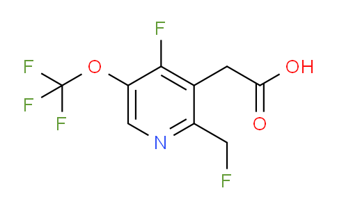 AM163574 | 1804338-58-6 | 4-Fluoro-2-(fluoromethyl)-5-(trifluoromethoxy)pyridine-3-acetic acid