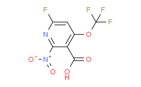 AM163576 | 1804754-77-5 | 6-Fluoro-2-nitro-4-(trifluoromethoxy)pyridine-3-carboxylic acid