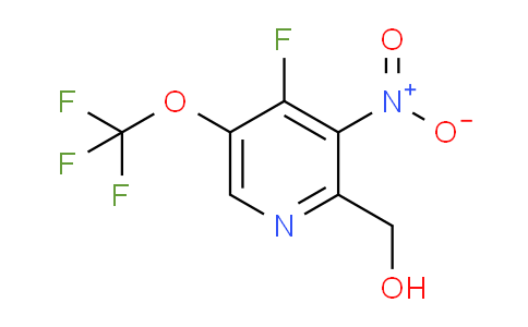4-Fluoro-3-nitro-5-(trifluoromethoxy)pyridine-2-methanol