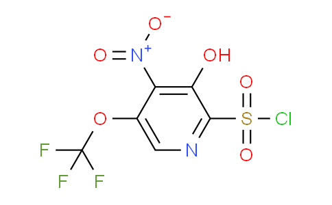 3-Hydroxy-4-nitro-5-(trifluoromethoxy)pyridine-2-sulfonyl chloride