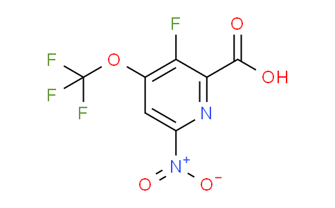 3-Fluoro-6-nitro-4-(trifluoromethoxy)pyridine-2-carboxylic acid