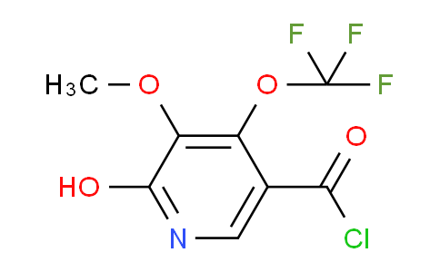 2-Hydroxy-3-methoxy-4-(trifluoromethoxy)pyridine-5-carbonyl chloride