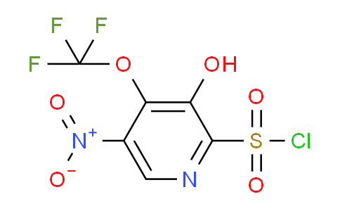 3-Hydroxy-5-nitro-4-(trifluoromethoxy)pyridine-2-sulfonyl chloride