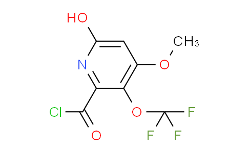 6-Hydroxy-4-methoxy-3-(trifluoromethoxy)pyridine-2-carbonyl chloride