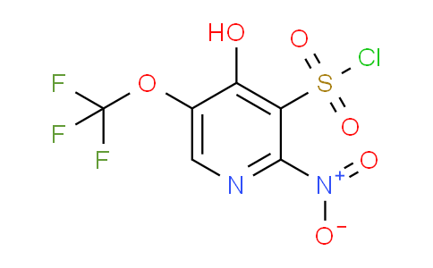 4-Hydroxy-2-nitro-5-(trifluoromethoxy)pyridine-3-sulfonyl chloride