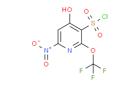 4-Hydroxy-6-nitro-2-(trifluoromethoxy)pyridine-3-sulfonyl chloride