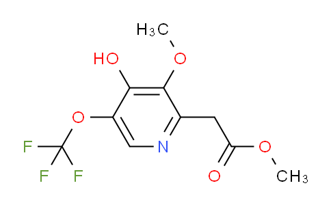 AM163647 | 1804823-58-2 | Methyl 4-hydroxy-3-methoxy-5-(trifluoromethoxy)pyridine-2-acetate