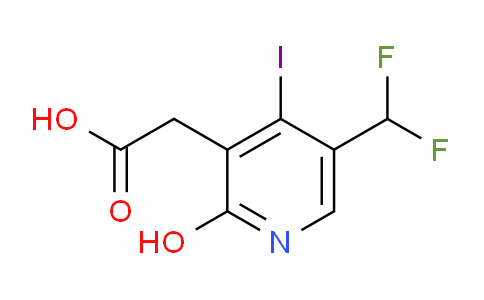 AM16365 | 1805542-30-6 | 5-(Difluoromethyl)-2-hydroxy-4-iodopyridine-3-acetic acid
