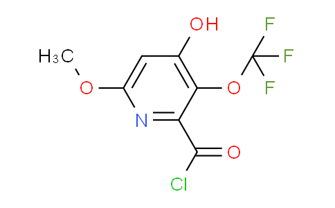 4-Hydroxy-6-methoxy-3-(trifluoromethoxy)pyridine-2-carbonyl chloride