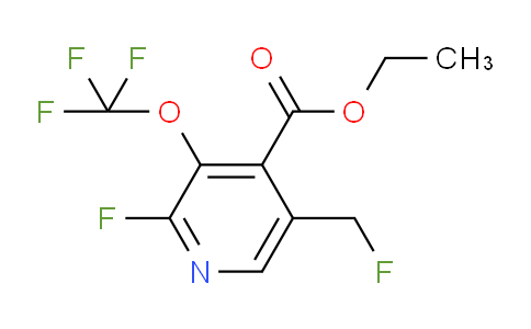 Ethyl 2-fluoro-5-(fluoromethyl)-3-(trifluoromethoxy)pyridine-4-carboxylate