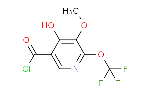 4-Hydroxy-3-methoxy-2-(trifluoromethoxy)pyridine-5-carbonyl chloride