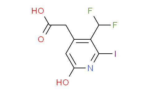 AM16366 | 1805606-58-9 | 3-(Difluoromethyl)-6-hydroxy-2-iodopyridine-4-acetic acid