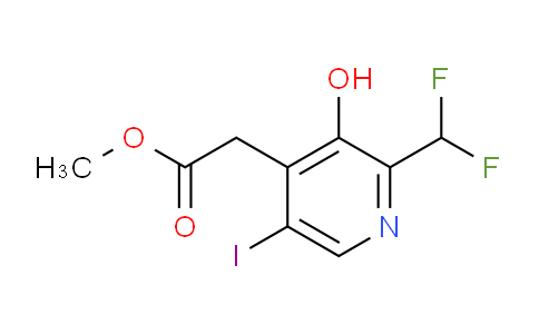 AM16367 | 1807007-86-8 | Methyl 2-(difluoromethyl)-3-hydroxy-5-iodopyridine-4-acetate