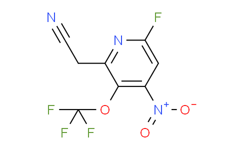 6-Fluoro-4-nitro-3-(trifluoromethoxy)pyridine-2-acetonitrile