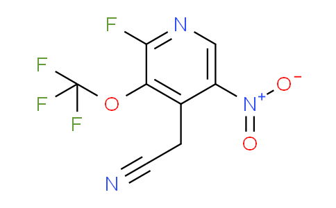 2-Fluoro-5-nitro-3-(trifluoromethoxy)pyridine-4-acetonitrile