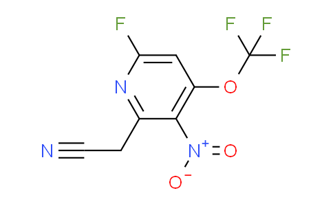 6-Fluoro-3-nitro-4-(trifluoromethoxy)pyridine-2-acetonitrile