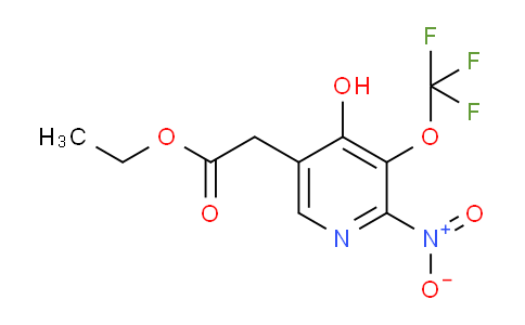 Ethyl 4-hydroxy-2-nitro-3-(trifluoromethoxy)pyridine-5-acetate
