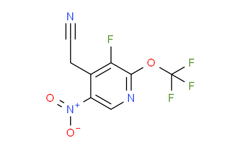 AM163703 | 1804306-98-6 | 3-Fluoro-5-nitro-2-(trifluoromethoxy)pyridine-4-acetonitrile