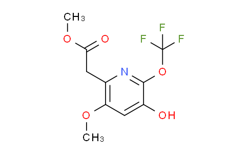 Methyl 3-hydroxy-5-methoxy-2-(trifluoromethoxy)pyridine-6-acetate