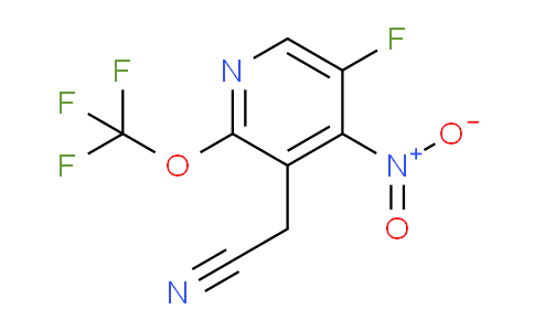 5-Fluoro-4-nitro-2-(trifluoromethoxy)pyridine-3-acetonitrile