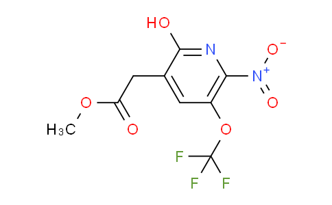 Methyl 2-hydroxy-6-nitro-5-(trifluoromethoxy)pyridine-3-acetate