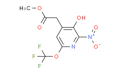 Methyl 3-hydroxy-2-nitro-6-(trifluoromethoxy)pyridine-4-acetate