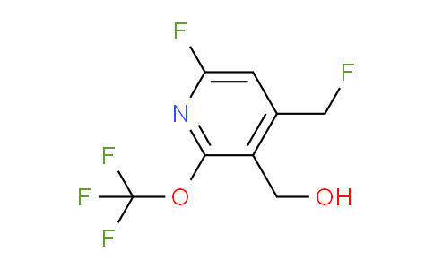 6-Fluoro-4-(fluoromethyl)-2-(trifluoromethoxy)pyridine-3-methanol