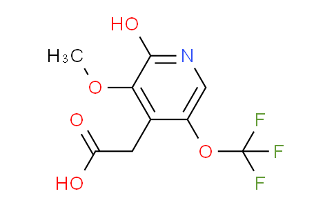 2-Hydroxy-3-methoxy-5-(trifluoromethoxy)pyridine-4-acetic acid