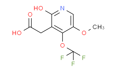 2-Hydroxy-5-methoxy-4-(trifluoromethoxy)pyridine-3-acetic acid