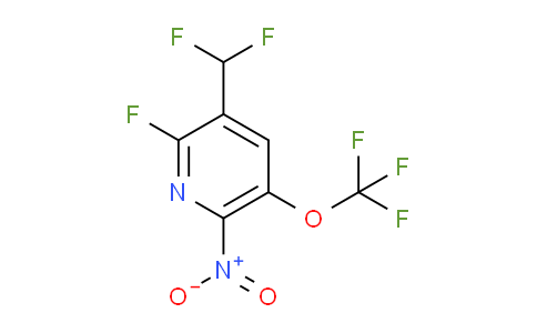 3-(Difluoromethyl)-2-fluoro-6-nitro-5-(trifluoromethoxy)pyridine