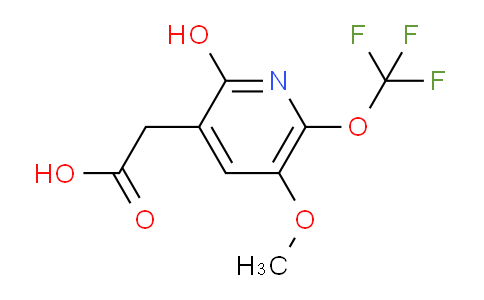 2-Hydroxy-5-methoxy-6-(trifluoromethoxy)pyridine-3-acetic acid