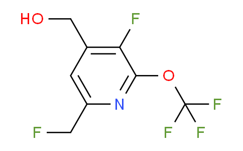 3-Fluoro-6-(fluoromethyl)-2-(trifluoromethoxy)pyridine-4-methanol