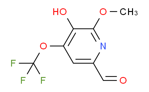 3-Hydroxy-2-methoxy-4-(trifluoromethoxy)pyridine-6-carboxaldehyde