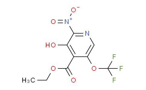 Ethyl 3-hydroxy-2-nitro-5-(trifluoromethoxy)pyridine-4-carboxylate