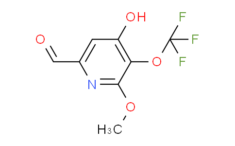 4-Hydroxy-2-methoxy-3-(trifluoromethoxy)pyridine-6-carboxaldehyde