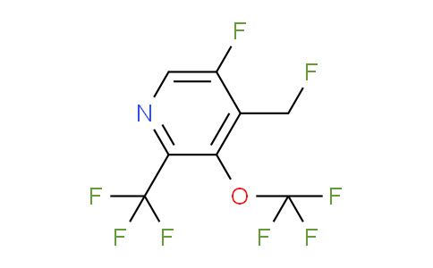 5-Fluoro-4-(fluoromethyl)-3-(trifluoromethoxy)-2-(trifluoromethyl)pyridine