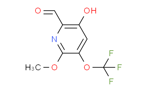 5-Hydroxy-2-methoxy-3-(trifluoromethoxy)pyridine-6-carboxaldehyde