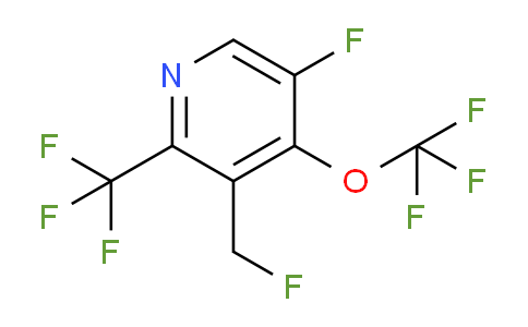 5-Fluoro-3-(fluoromethyl)-4-(trifluoromethoxy)-2-(trifluoromethyl)pyridine