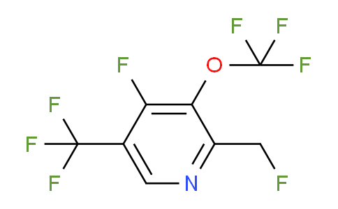 4-Fluoro-2-(fluoromethyl)-3-(trifluoromethoxy)-5-(trifluoromethyl)pyridine