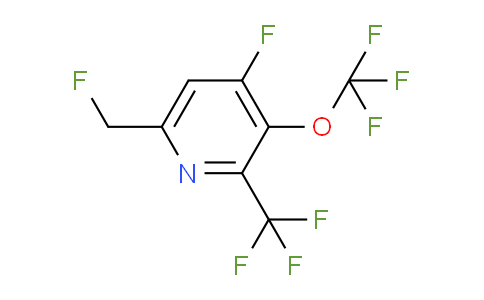 4-Fluoro-6-(fluoromethyl)-3-(trifluoromethoxy)-2-(trifluoromethyl)pyridine