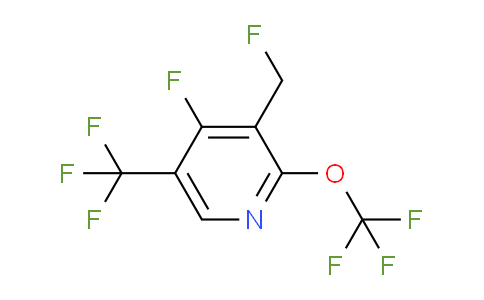 4-Fluoro-3-(fluoromethyl)-2-(trifluoromethoxy)-5-(trifluoromethyl)pyridine